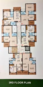 Floor Plan Image of 570 Sq.ft 1 RK Apartment / Flat for sale in City Garden, Karjat Thane for Rs. 1824000