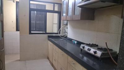 Kitchen Image of 950 Sq.ft 2 BHK Apartment / Flat for rent in Ochana Pride Park CHSL, Thane West Thane for Rs. 40000