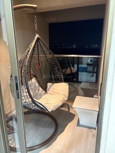 Balcony Image of 1550 Sq.ft 3 BHK Apartment / Flat for rent in Oxy Beaumonde, Viman Nagar Pune for Rs. 72000
