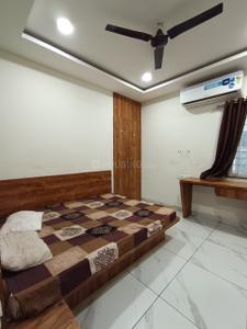 Bedroom Image of 395 Sq.ft 1 RK Studio for rent in Vijay Nagar Indore for Rs. 13999
