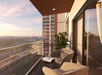 Balcony Image of 1930 Sq.ft 3 BHK Apartment / Flat for sale in Vertex 33 West, Nallagandla Hyderabad for Rs. 16403070