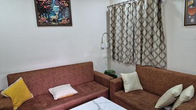 Living Room Image of 650 Sq.ft 1 BHK Apartment / Flat for rent in Mahalakshmi Nagar Indore for Rs. 22000