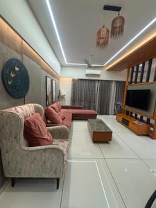 Hall Image of 1800 Sq.ft 3 BHK Apartment / Flat for rent in Darshanam Club Life, Undera Vadodara for Rs. 60000