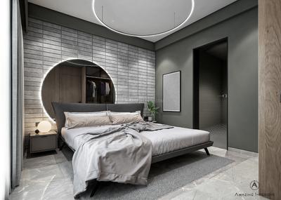 Bedroom Image of 2751 Sq.ft 4 BHK Apartment / Flat for sale in Raghuvir Sheron, Vesu Surat for Rs. 13600000