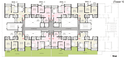 Image of 1124 Sq.ft 2 BHK Apartment / Flat for sale in Hinjawadi Phase 2, Pune for Rs. 8500000