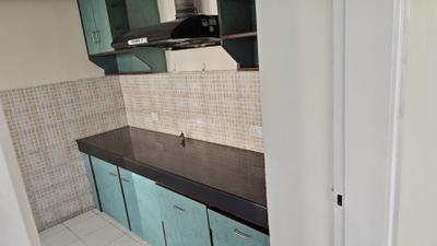 Kitchen Image of 2200 Sq.ft 3 BHK Apartment / Flat for rent in Unitech Uniworld City, New Town Kolkata for Rs. 50000
