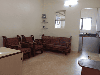 Living Room Image of 537 Sq.ft 1 BHK Apartment / Flat for rent in Runwal Park, Gultekdi Pune for Rs. 20000