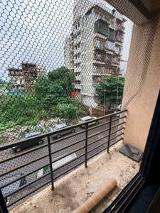 Balcony Image of 550 Sq.ft 1 BHK Apartment / Flat for sale in Rabale Navi Mumbai for Rs. 6500000