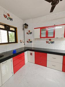 Kitchen Image of 550 Sq.ft 1 BHK Apartment / Flat for rent in Vasant Vihar Complax, Thane West Thane for Rs. 31000