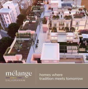 Image of 1583 Sq.ft 3 BHK Apartment / Flat for sale in Arihant Melange, Saligramam, Chennai for Rs. 22646153