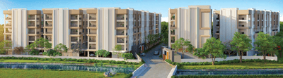 Image of 1460 Sq.ft 3 BHK Apartment / Flat for sale in Ashray Vihar Phase II, Madanpur, Bhubaneswar for Rs. 12700000