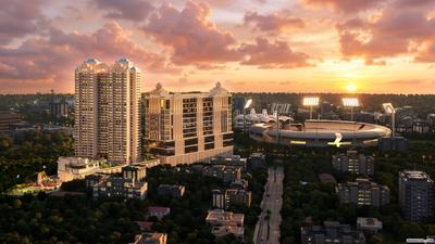 Image of 1755 Sq.ft 3 BHK Apartment / Flat for sale in Paradise Sai World One Residential, Nerul, Navi Mumbai for Rs. 30600000