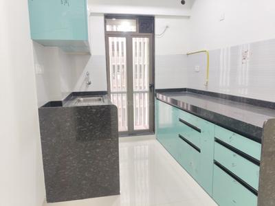 Kitchen Image of 700 Sq.ft 2 BHK Apartment / Flat for rent in Rustomjee Bella Wing A And B, Bhandup West Mumbai for Rs. 41200