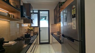 Kitchen Image of 733 Sq.ft 2 BHK Apartment / Flat for sale in Godrej Horizon, Wadala Mumbai for Rs. 31000000