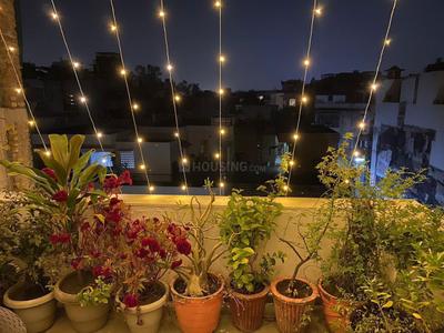 Balcony Image of 450 Sq.ft 1 RK Builder Floor for rent in Greater Kailash New Delhi for Rs. 30000
