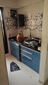 Kitchen Image of 525 Sq.ft 1 BHK Apartment / Flat for rent in Kasarvadavali Thane for Rs. 30000