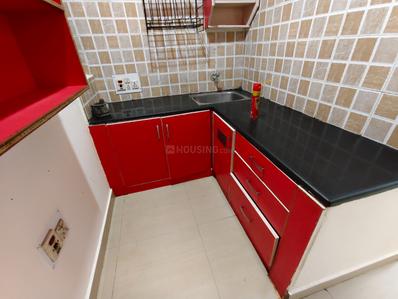 Kitchen Image of 900 Sq.ft 1.5 BHK Independent House for rent in New Tippasandra Bengaluru for Rs. 25000