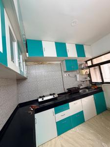 Kitchen Image of 1650 Sq.ft 3 BHK Apartment / Flat for rent in Siddhesh Optimus, Viman Nagar Pune for Rs. 64000