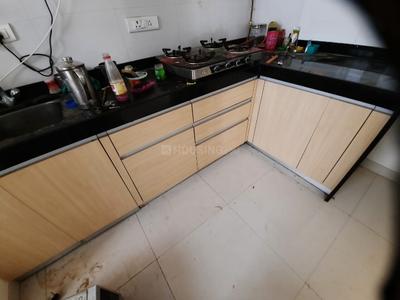 Kitchen Image of 650 Sq.ft 1 BHK Apartment / Flat for rent in Godrej Infinity, Mundhwa Pune for Rs. 30000