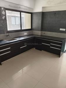 Kitchen Image of 2115 Sq.ft 3 BHK Apartment / Flat for rent in Gala Aria, South Bopal Ahmedabad for Rs. 40000