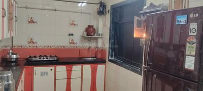 Kitchen Image of 585 Sq.ft 1 BHK Apartment / Flat for sale in Thane West Thane for Rs. 7000000