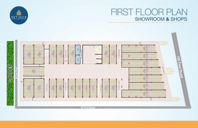 Image of 846 Sq.ft 2 BHK Apartment / Flat for sale in Sky Deck, Bhawrasla, Indore for Rs. 6270000