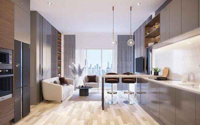 Kitchen Image of 380 Sq.ft 1 BHK Apartment / Flat for sale in M K 108 Elevate, Lohegaon Pune for Rs. 5600000