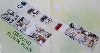 Image of 1218 Sq.ft 3 BHK Apartment / Flat for sale in Madhyamgram, Kolkata for Rs. 4264000