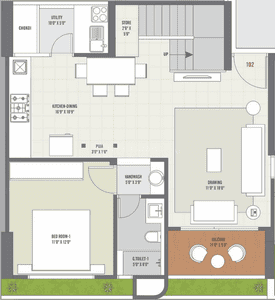 Image of 2187 Sq.ft 4 BHK Apartment / Flat for sale in Sculpture, Ognaj, Ahmedabad for Rs. 20400000
