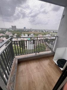 Balcony Image of 2005 Sq.ft 3 BHK Apartment / Flat for rent in Sakar Elite Apex, Mahalakshmi Nagar Indore for Rs. 40000