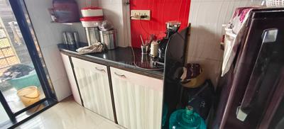 Kitchen Image of 650 Sq.ft 1 BHK Apartment / Flat for sale in Ramdev Enclave, Mira Road East Mira Bhayandar for Rs. 7500000