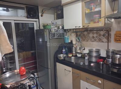 Kitchen Image of 650 Sq.ft 1 BHK Apartment / Flat for sale in Ghansoli Navi Mumbai for Rs. 11000000