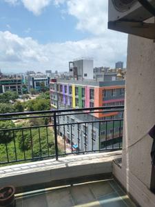 Balcony Image of 602 Sq.ft 1 BHK Apartment / Flat for rent in Tejas Poorva Residency, Pimple Saudagar Pune for Rs. 28000