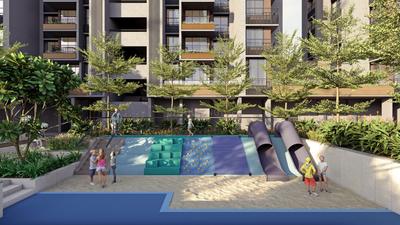 Image of 2005 Sq.ft 3 BHK Apartment / Flat for sale in Dev The Galaxy, Shela, Ahmedabad for Rs. 9000000