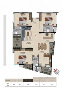 Image of 2330 Sq.ft 3 BHK Apartment / Flat for sale in Nungambakkam, Chennai for Rs. 69700000