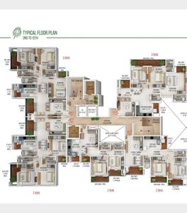 Image of 1265 Sq.ft 2 BHK Apartment / Flat for sale in Gorewada, Nagpur for Rs. 5500000