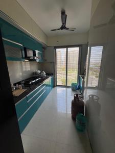 Kitchen Image of 1150 Sq.ft 2 BHK Apartment / Flat for rent in Pyramid Elements, Dighe Thane for Rs. 62000