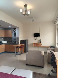 Hall Image of 460 Sq.ft 1 RK Studio for rent in Supertech Czar Suites, Omicron I Greater Noida for Rs. 17000
