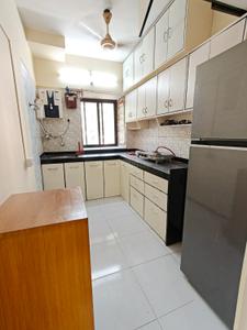 Kitchen Image of 650 Sq.ft 1 BHK Apartment / Flat for rent in Vasant Vihar Complax, Thane West Thane for Rs. 27000