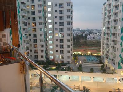 Balcony Image of 1213 Sq.ft 2 BHK Apartment / Flat for sale in Poorvi Enchanting, Chikkanayakanahalli, Choodasandra Bengaluru for Rs. 14000000
