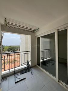 Balcony Image of 1100 Sq.ft 2 BHK Apartment / Flat for rent in Casagrand Boulevard, Chikkagubbi Village Bengaluru for Rs. 35000