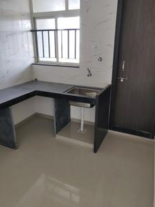 Kitchen Image of 690 Sq.ft 1 BHK Apartment / Flat for rent in Banka Sapphire A Wing, Pisoli Pune for Rs. 10000
