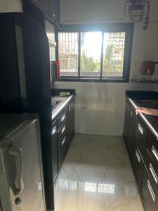 Kitchen Image of 650 Sq.ft 2 BHK Apartment / Flat for rent in Radha Kunj, Malad East Mumbai for Rs. 60000