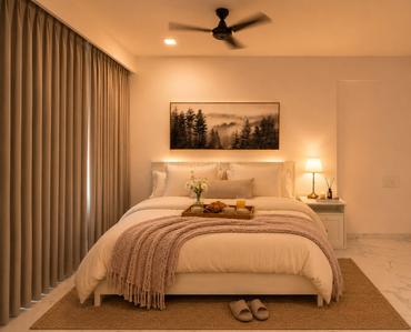 Bedroom Image of 3500 Sq.ft 4 BHK Apartment / Flat for sale in NSG Chittaranjan Tower, Powai Mumbai for Rs. 77500000