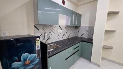 Kitchen Image of 660 Sq.ft 1 BHK Apartment / Flat for rent in Jagatpura Jaipur for Rs. 19500