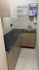 Kitchen Image of 400 Sq.ft 1 RK Builder Floor for rent in Sector 52 Gurgaon for Rs. 18000
