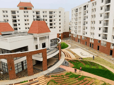 Image of 1348 Sq.ft 3 BHK Apartment / Flat for sale in Akshaya Republic, Kovur, Chennai for Rs. 11600000