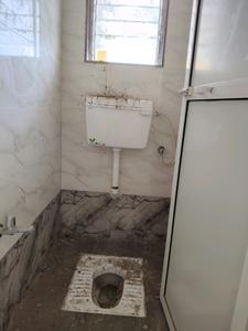 Common Bathroom One Image of 677 Sq.ft 1 BHK Apartment / Flat for sale in King Taj Elite, Pushpak Nagar Navi Mumbai for Rs. 4675000