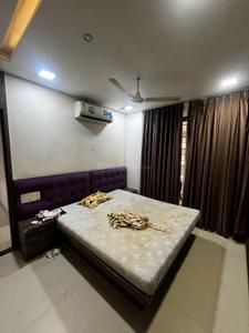 Bedroom Image of 1200 Sq.ft 2 BHK Apartment / Flat for rent in Althan Surat for Rs. 30000