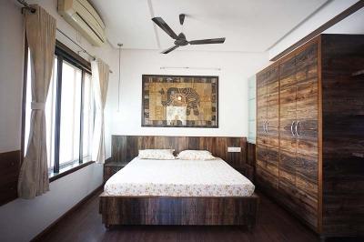 Bedroom Image of 2250 Sq.ft 3 BHK Villa for sale in Akshar Prakruti Homes, Shela Ahmedabad for Rs. 25500000
